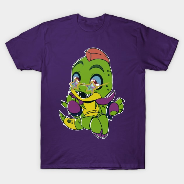 Chibi Fnaf Security Breach Monty T-Shirt by kelsmister